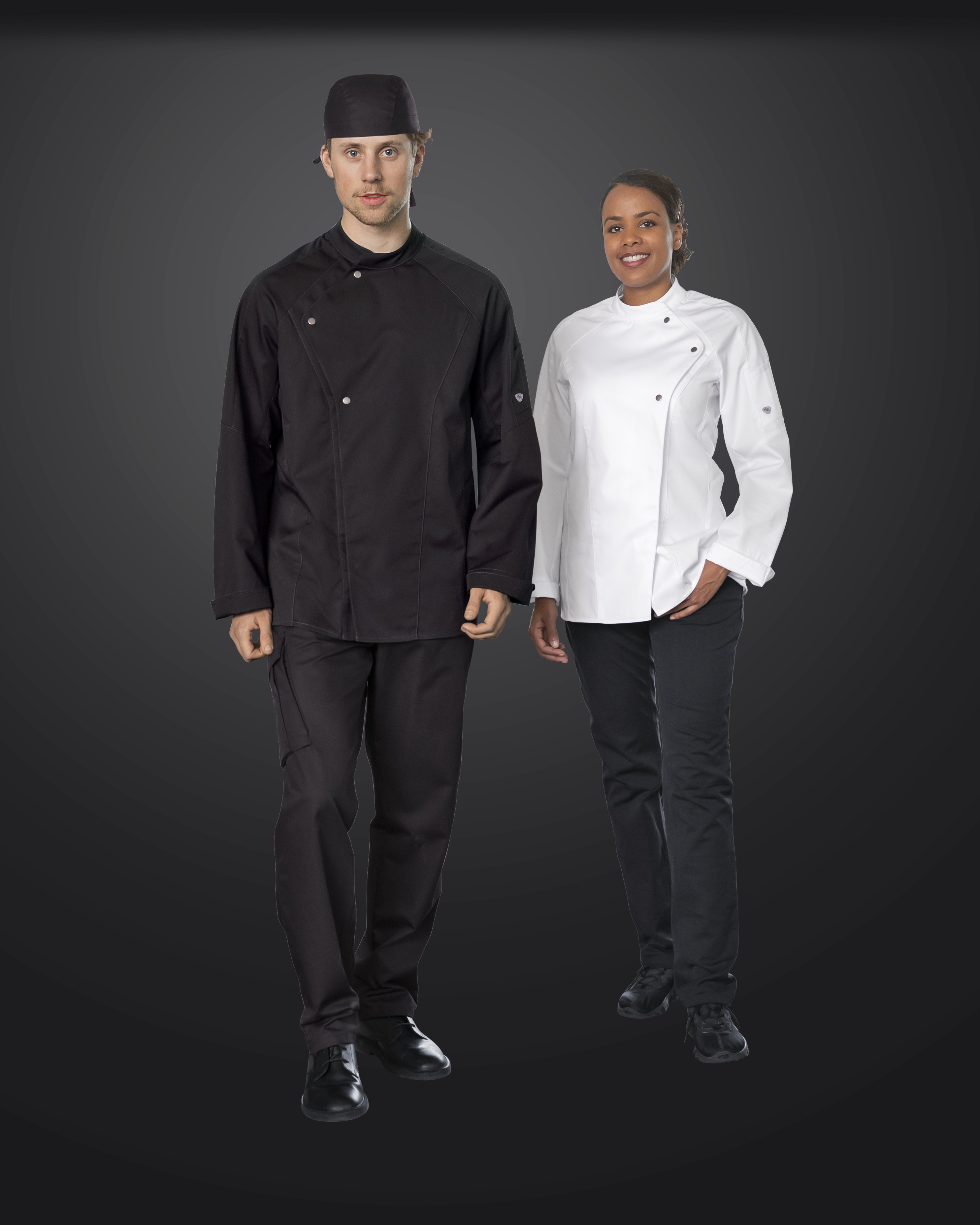 Koch und Köchin in BP Kochkleidung